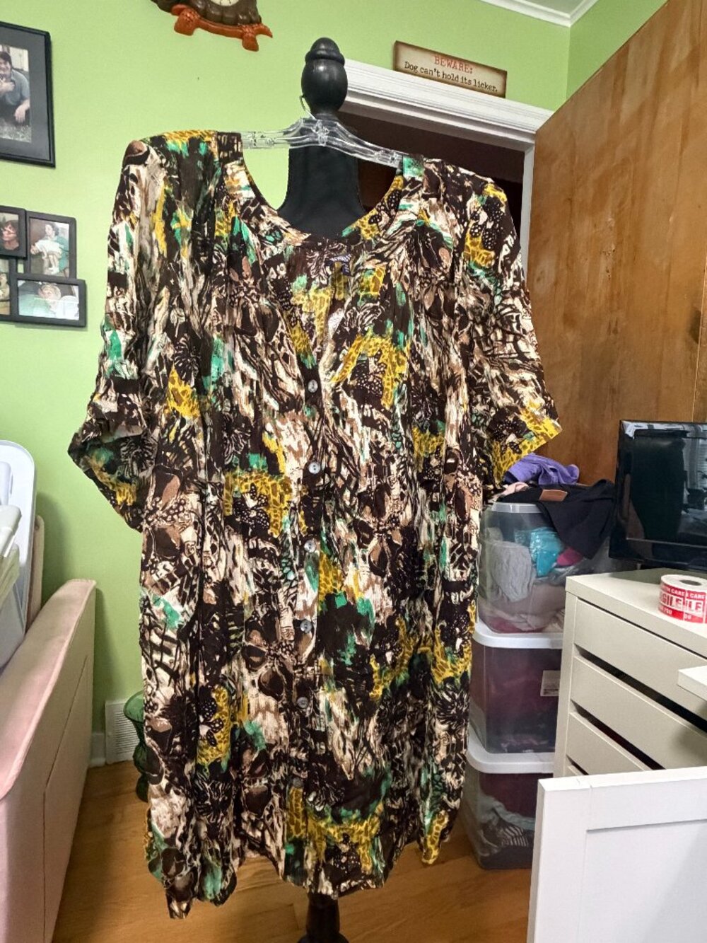 Roaman's Angelina Short Sleeve Tunic 30W